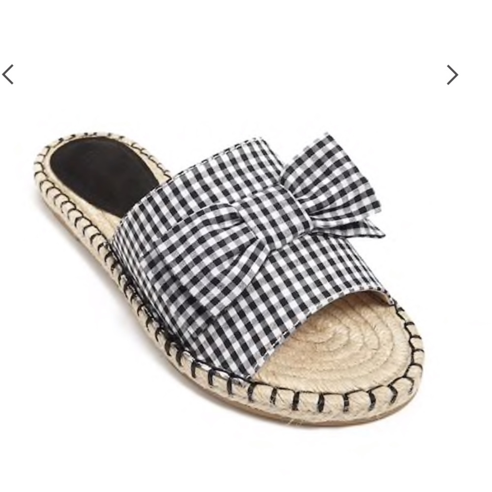Gingham Sandals